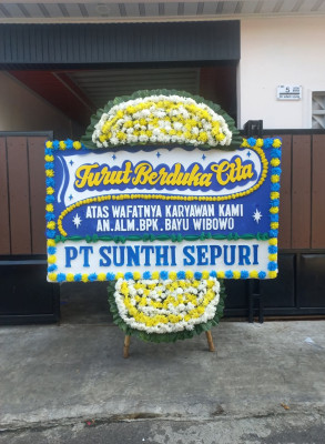 Papan Bunga Duka di Potanga